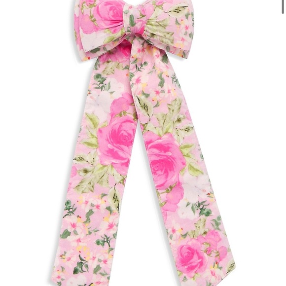 LoveShackFancy Accessories - Loveshackfancy Petite Lorna Floral Bow Barrette